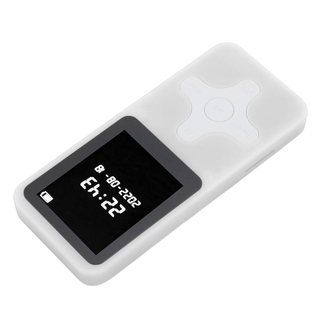 MP3 Player Bluetooth 5.0 1.77in LCD Screen Portable HiFi Music Player with FM Radio Recorder Alarm Clock Electronic Book