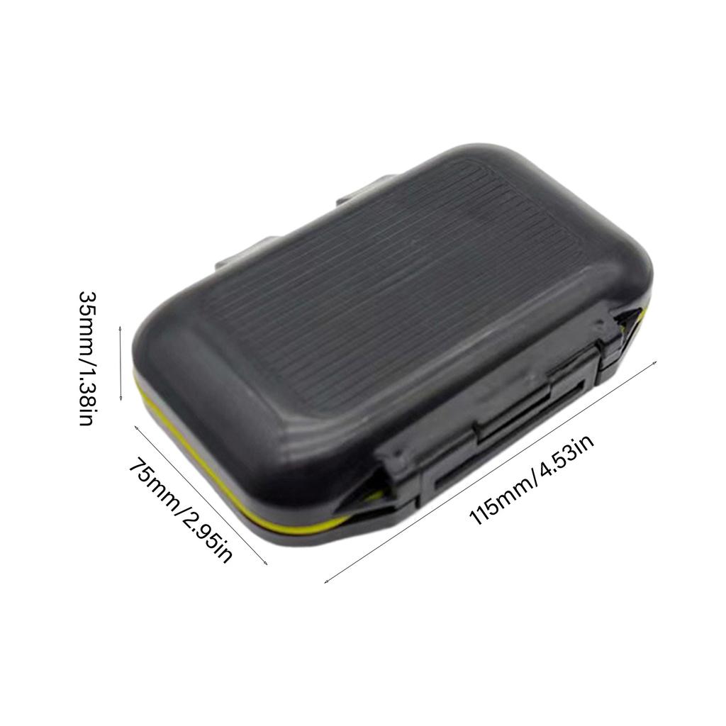 Muiti-compartments Fishing Tackle Box, 12 Grids Lures Storage Box Fishing Hooks Organizers Fishing Baits Container Case