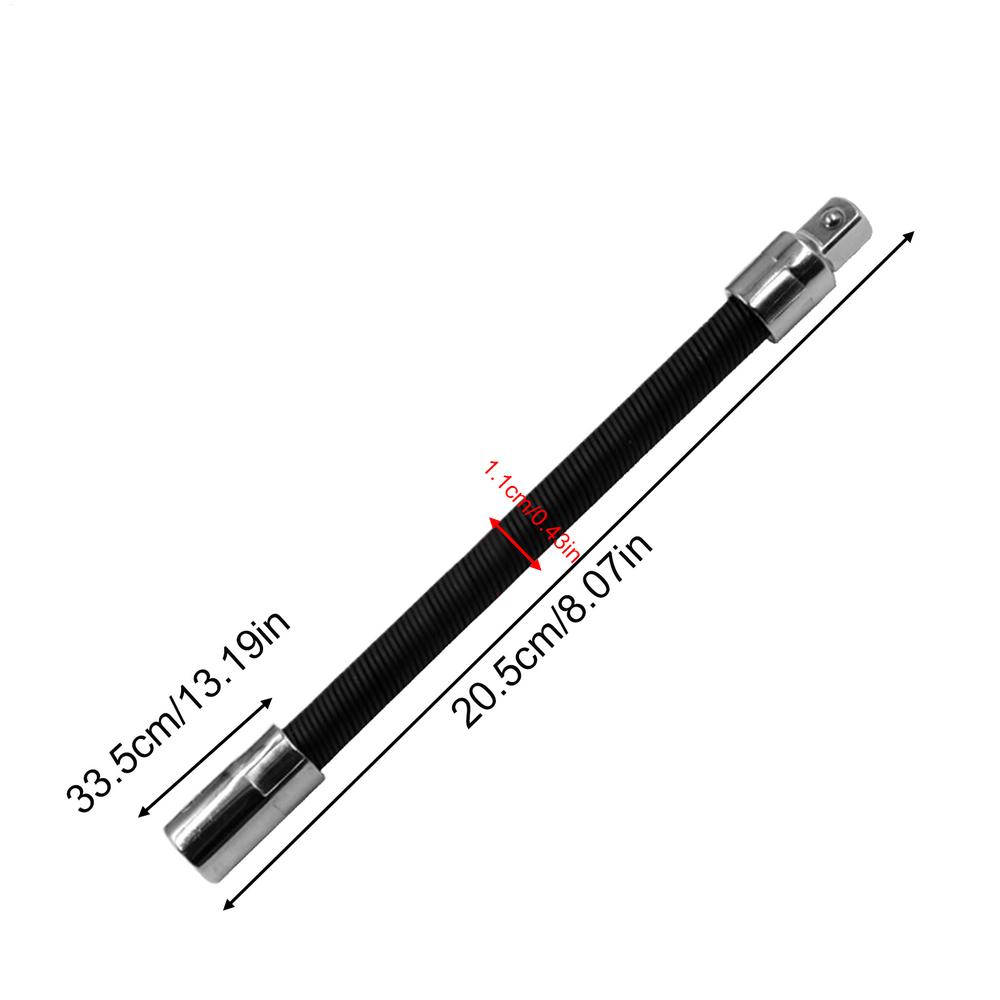 Flexible Shaft Extension Flexible Drill Bit Extension 1/2 Bendable Shaft Bar Extender Flexible Extension For Woodworking