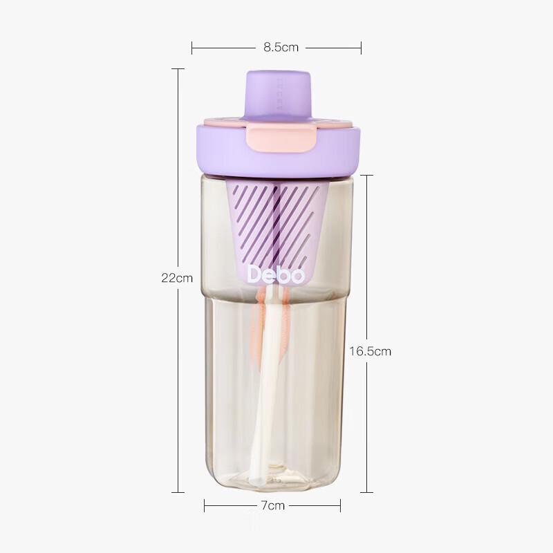 Бутылка для воды спортивная портативная Debo Tritan