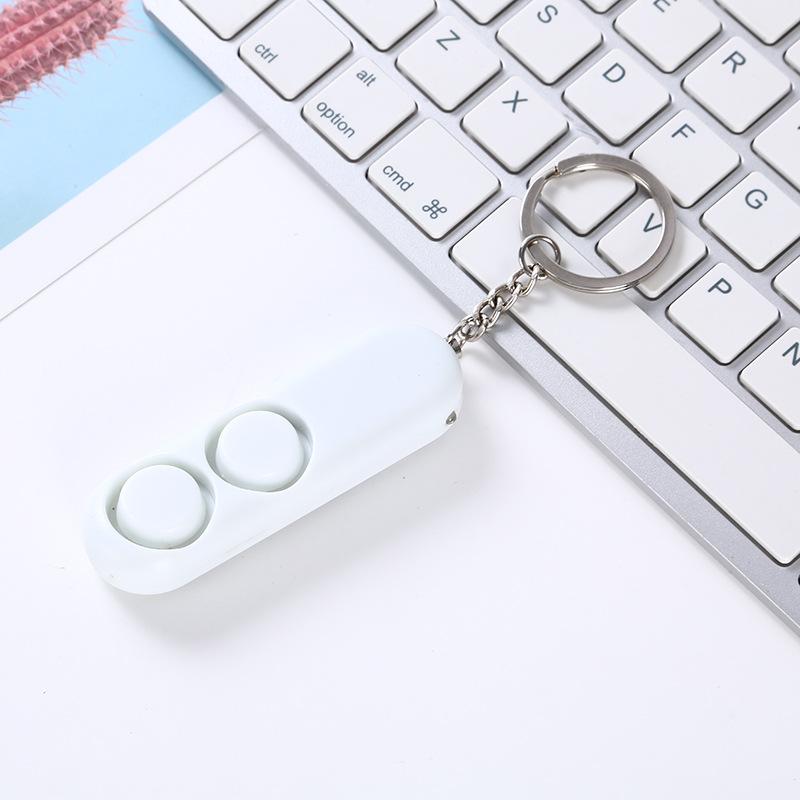 Portable Self-Defense Alarm 130dB Safety Sound Anti-Wolf Device Children And Women Outdoor Distress Protection Alarm Keychain