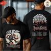 Judas Priest Shield Of Pain Tour 2025 T-shirt Bicolore Demone Alato
