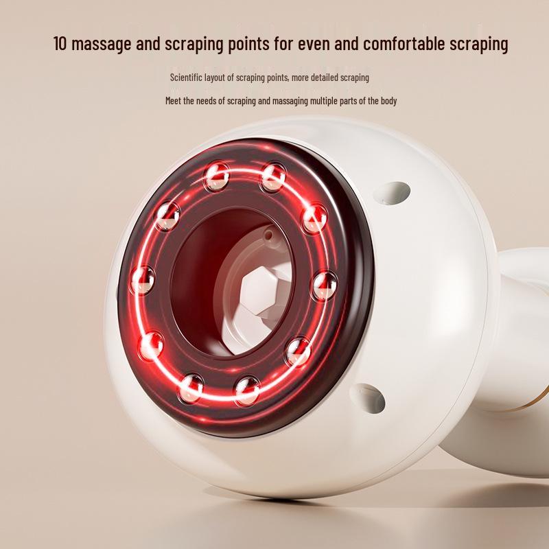 Intelligent Heating Guasha & Cupping Massage Device for Full-Body Lymphatic and Meridian Therapy