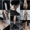10pcs Waterproof Halloween Tattoo Stickers Crack Mark Spider Web Tattoos  Body Art Decoration