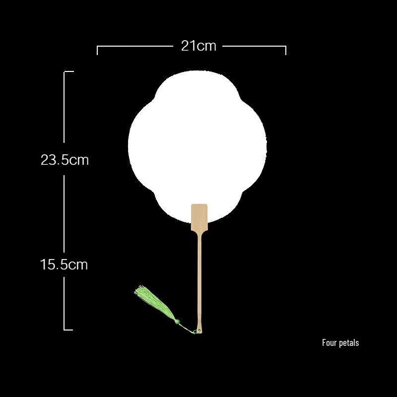 LIEI утолщенный круглый веер из бумаги Сюань