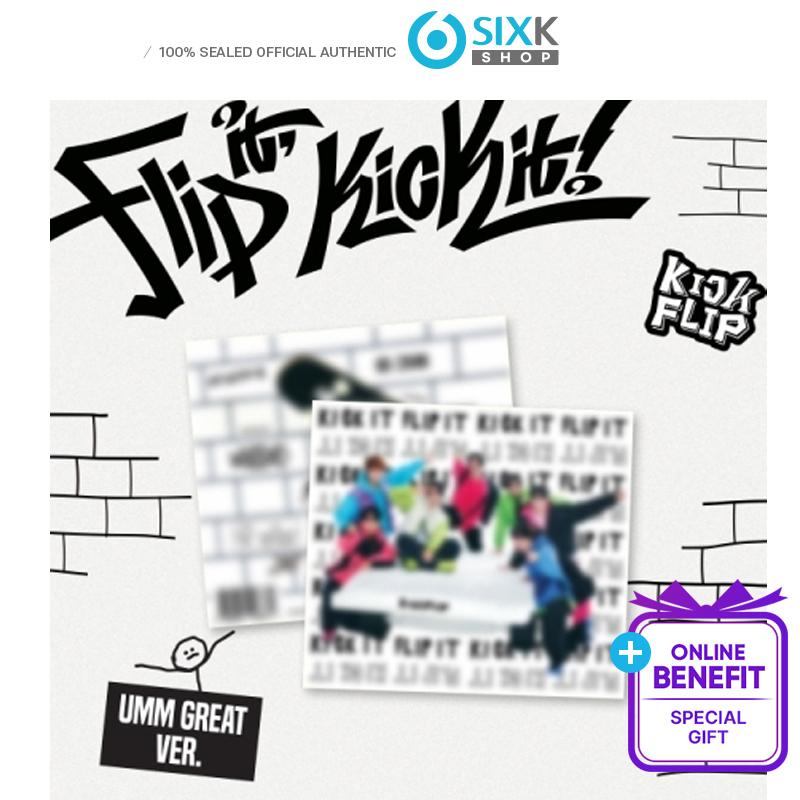 

KickFlip 1-й мини-альбом [Flip it, Kick it!](Ммм, отличная версия.) DIgipack (Онлайн-преимущество) NO POB