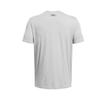 Under Armour Ua Multi Hit Letter Geometric Pattern Printed Crew Neck Short Sleeve T-Shirt Men T-Shirts Modern-Gray 1382858-012