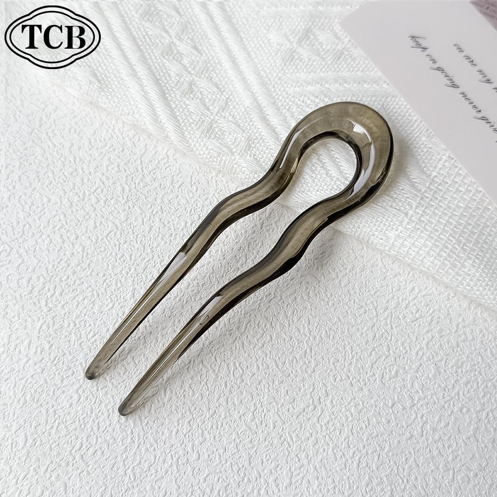 Элегантная U-образная японская корейская заколка-шпилька 2025 года для пучков 13*3.5*1.3cm