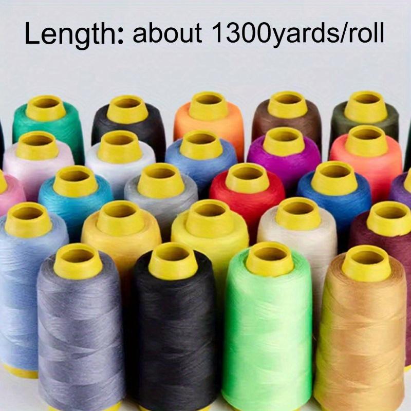 3000 Yards/Rolle Starkes Strapazierfähiges Nähgarn Professionelle Nähmaschinengarne Stickerei Heimnadelarbeitswerkzeuge