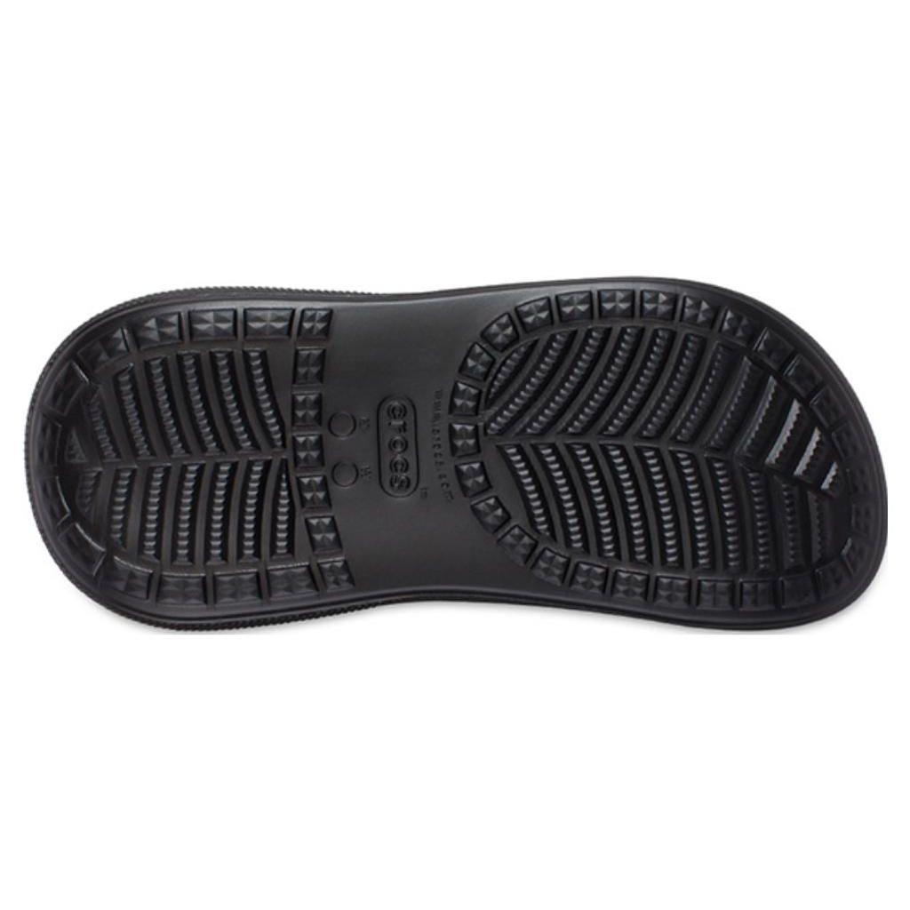 Crocs Classic Crush Rain Boot Black Unisex 207946-001