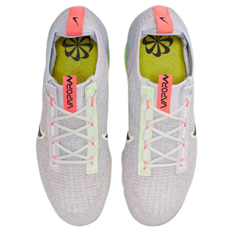 Nike Air VaporMax 2021 Flyknit 'Light Bone Lime Ice' Women's Running Shoes DC4112-003