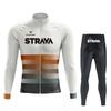 2026 Long-sleeved Cycling Suit Men's and Women's Overalls Road Bicycle Cycling Shirt Quick-drying and Breathable