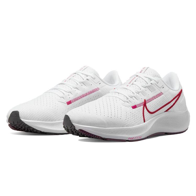 Nike Air Zoom Pegasus 38 White Mystic Hibiscus Women Sneakers Iris-Whisper Pink-Prime CW7358-106
