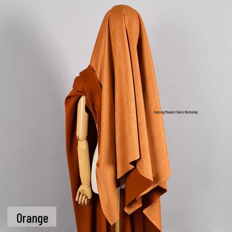 Luxury Snowflake Velvet Suede Air Layer Fabric - Thick, Stretchy, Soft, Delicate Knit