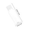 30Pcs Frosted Milk Bottles Multi-Function Clear Drink Bottles Portable Reusable Juice Containers Household Travel Outdoor Use