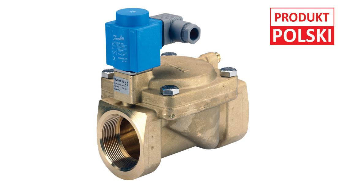 Le Sanitaire Danfoss Magnetventilgehäuse Eckventil 220B 50G G 2, Kvs 40,0, Servogesteuert, Nc, 032U7150 - Bild 6