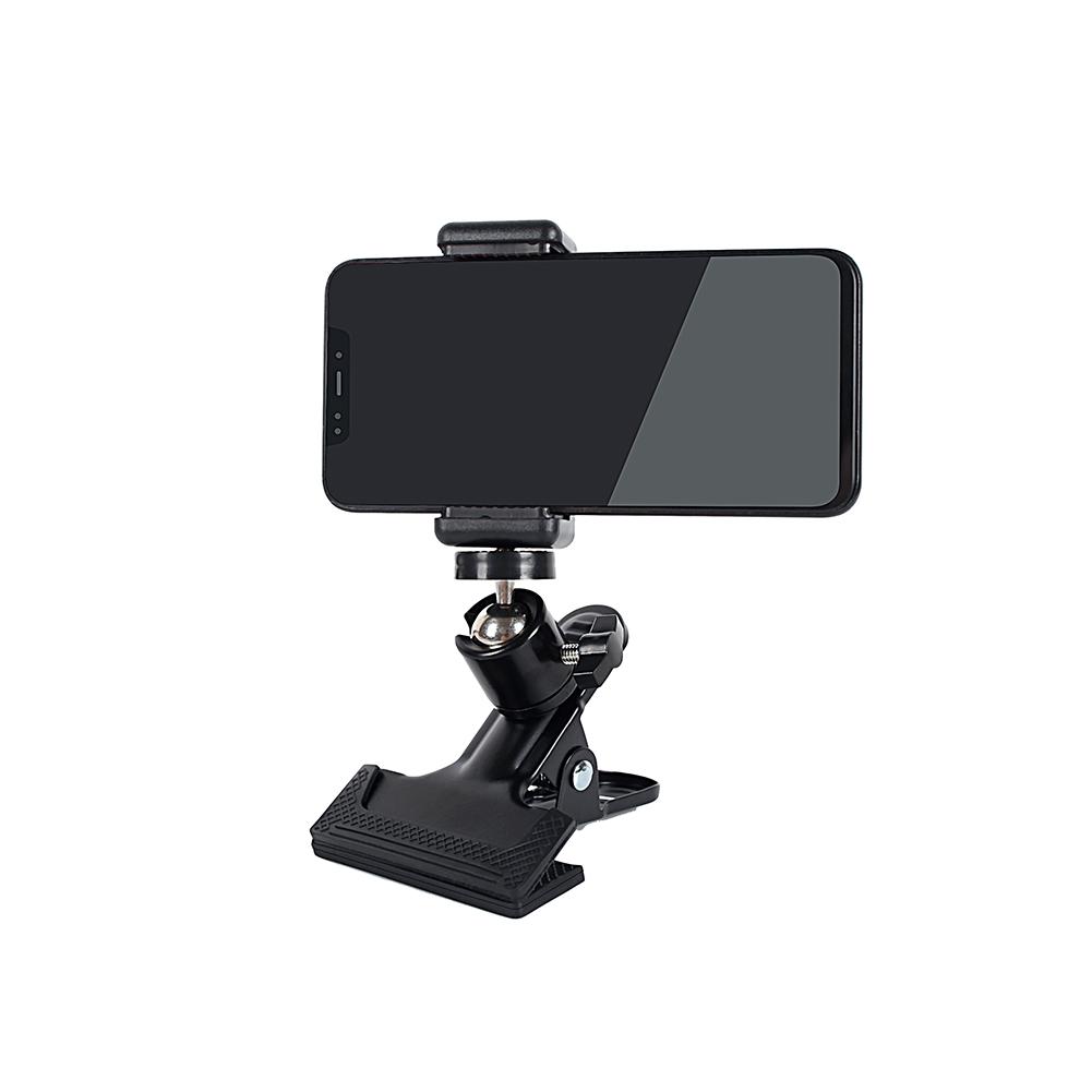 Clemă pentru cap pentru chitară Smartphone Suport pentru telefon mobil Ajutor muzicieni Clip de suport pentru transmisie live pentru chitare acustice electrice