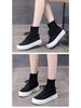 Women's Breathable Slimming Knit High-Top Sock Shoes - Spring/Summer 2025 Casual Sports Slip-On