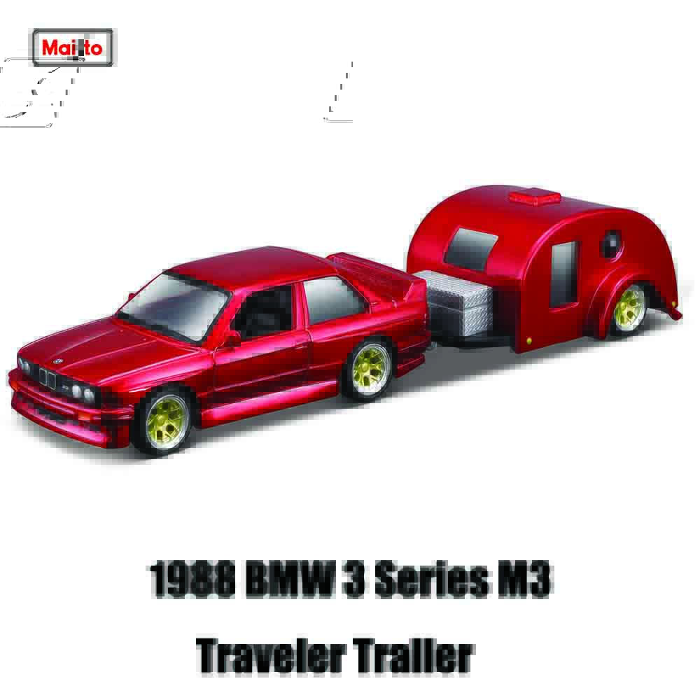 

Maisto 1:64 1988 BMW 3 Series M3 1965 FORD MUSTANG elite transport Die-casting car model collection gift toy