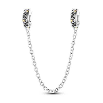 Charm Originale Stars Moon Safety Chain Pendants Beads Fit Bracelet Bangle For Women Charms Copper Luxurious Jewellery Gift