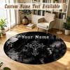 Resident Evil Personalized Round Rug Support Custom Name, Soft Home Decor Mat