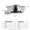 2pcs Car Door Wireless Welcome Light LED HD Projector Lamp Decoration For Lexus IS250 Ct200h LS430 LX570 NX300h IS300h RX330 GX