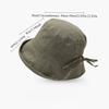Women's Plaid Bucket Hat Foldable Sun Screen Cap Wide Brim Quick Dry Beach Sun Hat