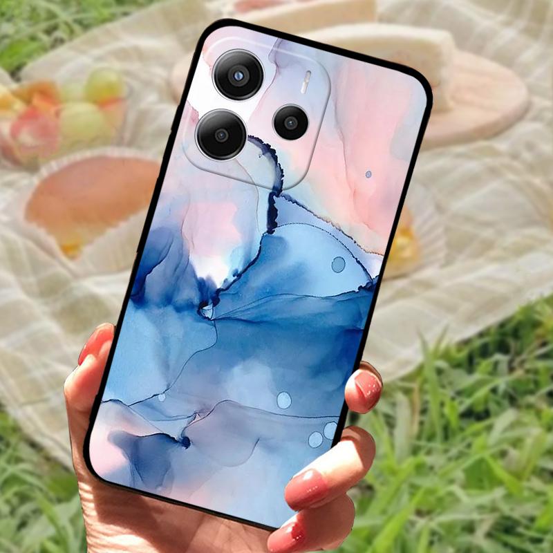 For Xiaomi Redmi Note 14 5G Case Soft Silicone Phone Cases Shell For Redmi Note 14 4G Cartoon Phone Protective Fundas Cover