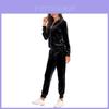 Casual Sport Suit For Women With Pile Splicing For Streetwear Fashion