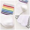 6Pairs Multicolor Rainbow Tube Sock Y2K Cotton Socks Ins Style Rainbow Stripes Socks  Trendy