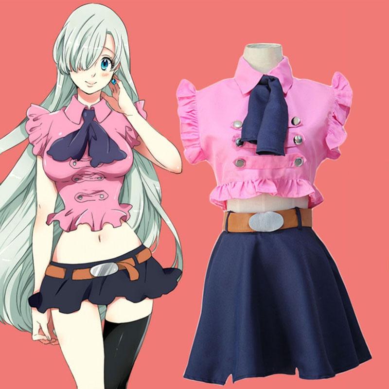 Elegant Elizabeth Liones Uniform Cosplay Costume Set With Exquisite Workmanship And Perfect Stitches