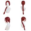 Synthetic Hair Long Braided Reddish Brown Heat Resistant Costume Wig for Fiona Cosplay Adult Fiona Costume Women Shrek Anime