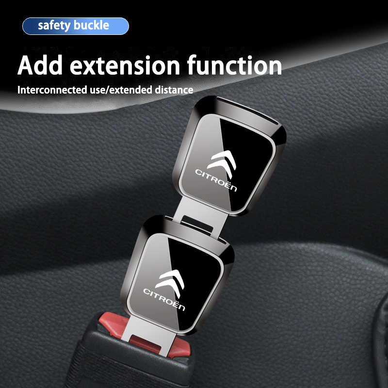 Car Seat Belt Accessories Extender Clasp Insert Plug Clip For Citroen C4 C3 C2 C1 C5 DS3 Jumper Cactus Car Interior Accessories