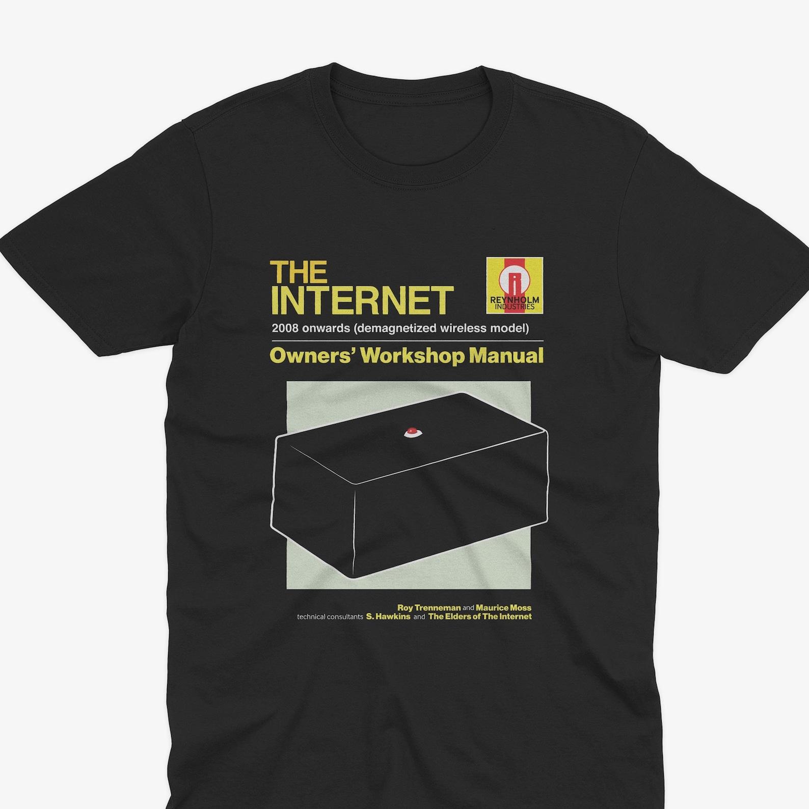 The Internet IT Crowd T Shirt - Moss IT Crowd, Douglas Reynholm T Shirt, Reynholm Industries Tee, It Crowd Tee, It Crowd Gift, Internet Tee 3XL