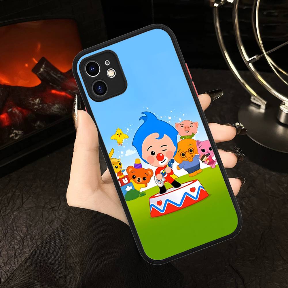 

P-Plim P-Plim Phone Case For IPhone 16e 15 14 13 12 11 Pro Max Plus X XS MAX Candy Color Matte Cover iphone 15 pro