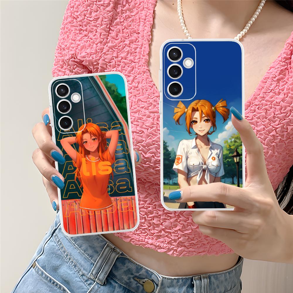 Everlasting Summer Alisa Clear Mobile Phone Case for Samsung Galaxy S25 S24 S23 S22 S21Plus FE Ultra Colorful Cover