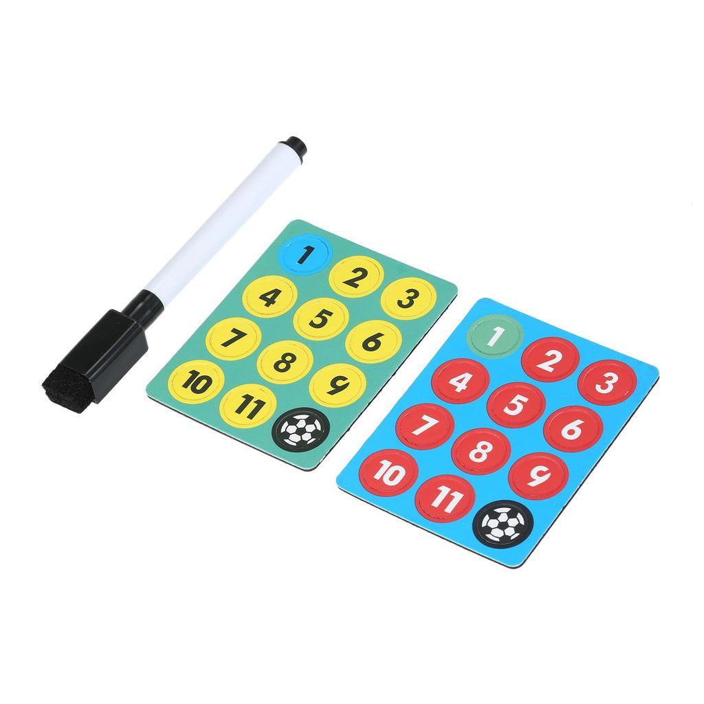 Football Coaches Magnetic Tactic Board Foldable Strategy Clipboard with a Write Wipe 2-in-1 Pen Football