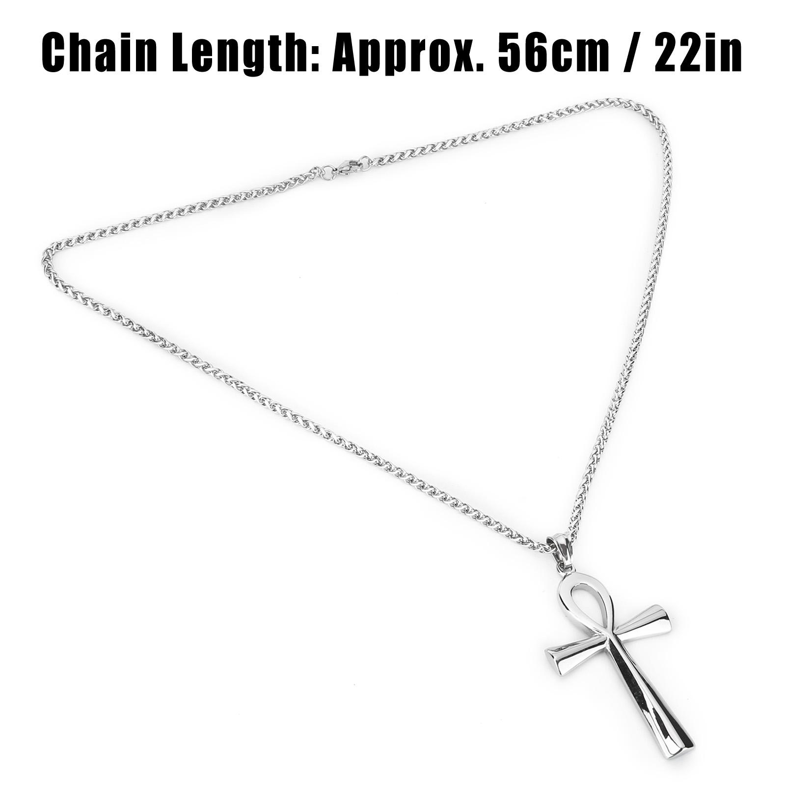 

Men Stainless Steel Necklace Chain Exquisite Fashionable Pendant Necklace Accessory Gift