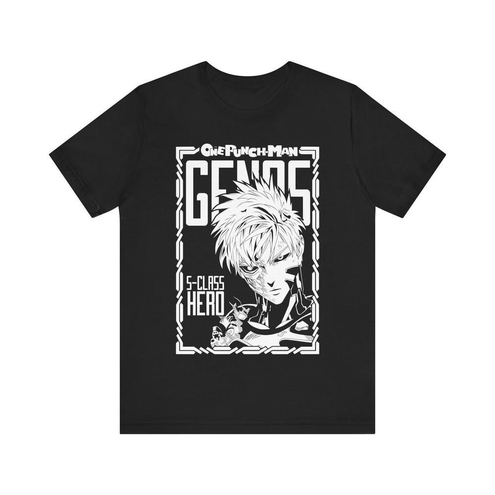 Anime One Punch Man Genos S-Class T Shirt Size S - 5Xl BLACK Size S - 5XL Unisex T-Shirt