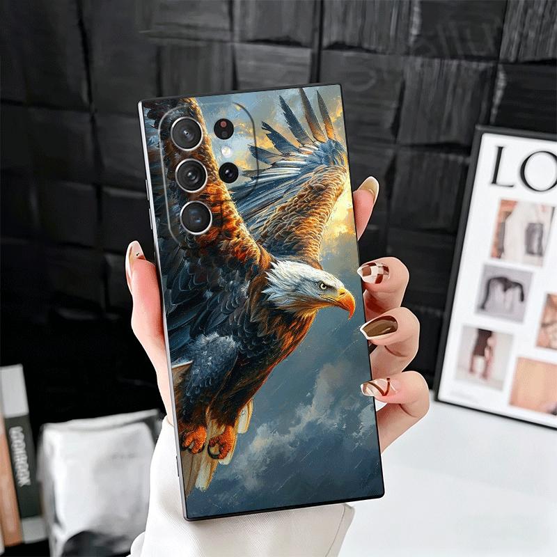

Bald Eagle Cool Soft Phone Case for Samsung Galaxy S26 S25 Edge S24 Ultra S23 Plus S22 S21 FE S20 Black Cover Back Shell Samsung S24 Plus