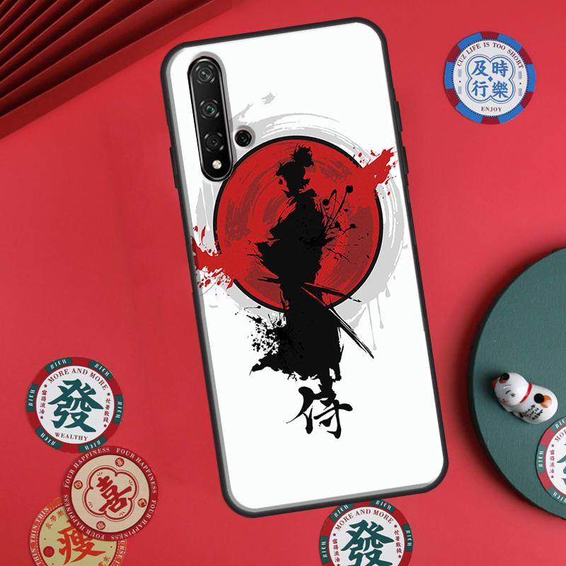 Japanese Bushido Samurai For Huawei P60 Pro P30 P40 Lite Nova 7i 8i 11i 12i 12s 10 9 SE Y90 Y60 Y70 Y72 Y61 Y91 Case