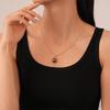 Maillard-Style Tiger Eye Round Retro Minimalist Clavicle Necklace for Women