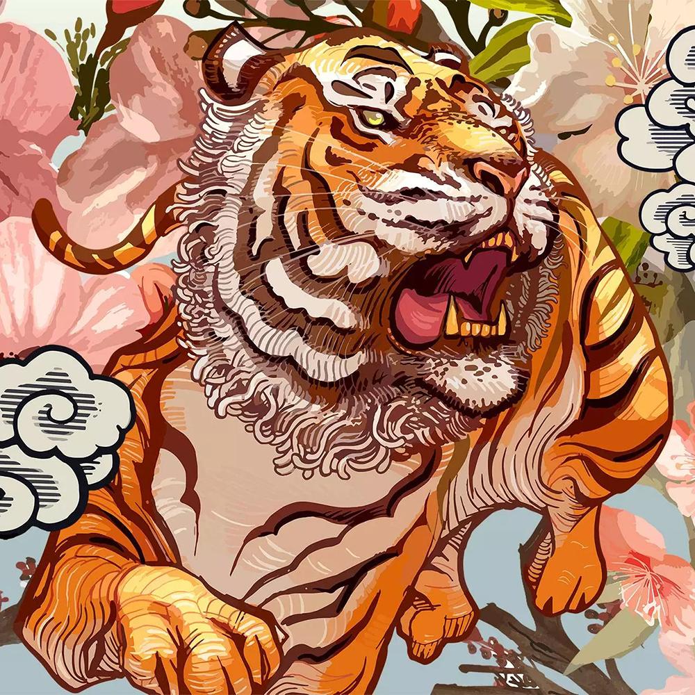 DIY Full Circle Diamond Painting Cross Stitch 3D Cartoon Animation Cute Animal Home Decorative Art Diamond Painting 5d Diamond Art Painting