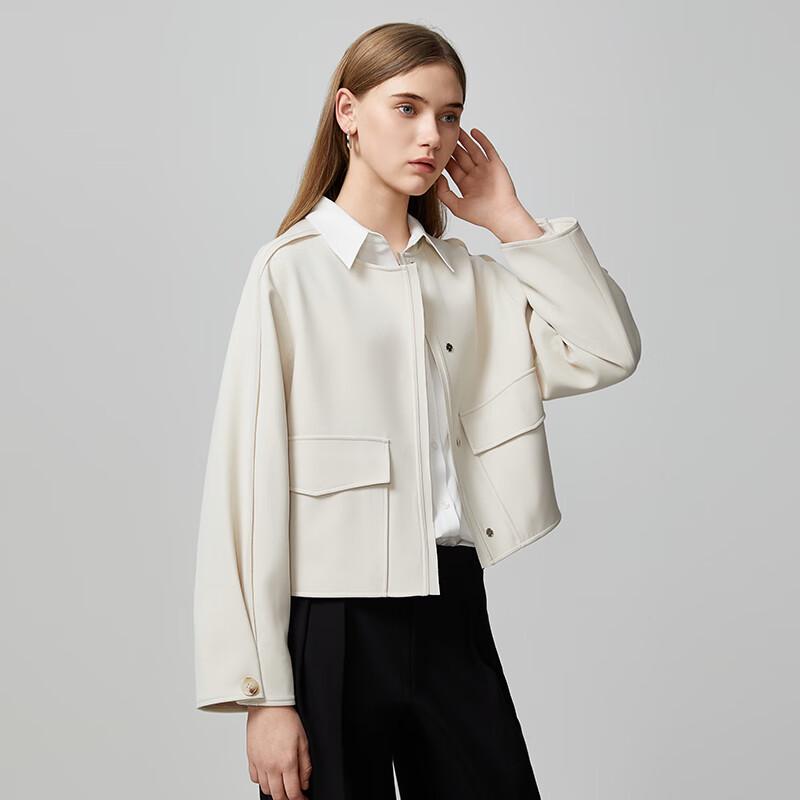 Tatux Women's Stylish Cropped Long-Sleeve Jacket