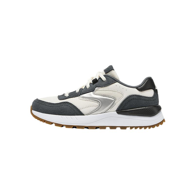 Skechers Kids Street Boys Grey White Low Top Casual Shoes 419010L-GYW 32