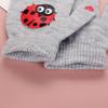 Thicken Warm Mittens Windproof Full Finger Guantes Fashion Children Knitted Gloves  Winter