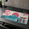 Red Sun Mount Fuji Torii Mouse Pad Gaming XL Mousepad XXL Mechanical Keyboard Pad Carpet Office Natural Rubber Soft PC Table Mat