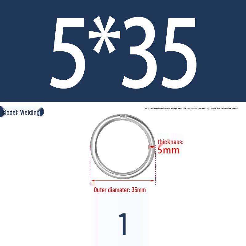 304 Stainless Steel Seamless O-Ring for Lifting and Hammock Yoga Connection