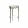 DKD Home Decor-Side Table DKD Home Decor Mirror Silver Metal (39x39x61cm)