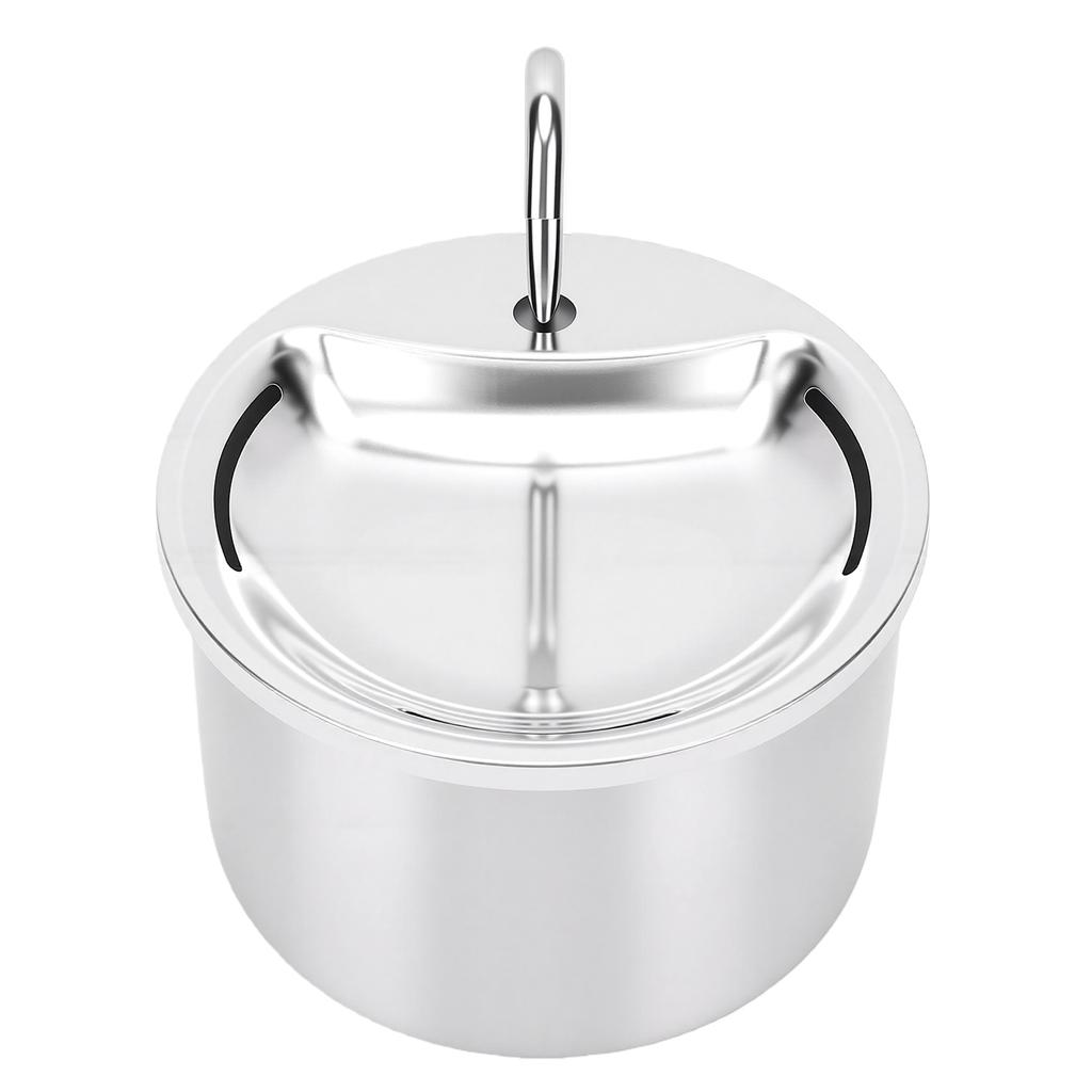 Stainless Steel Pet Water Fountain Quiet Circulating Filtration Automatic Cat Water Dispenser for Dogs Cats